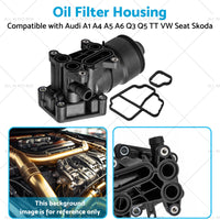 {{ Oil Filter Housing 03L115389H Suitable for VW Seat Skoda Audi A1 A4 A5 A6 Q3 Q5 }} - Buy Car Parts Online at {{ Kaka Auto Parts }}.