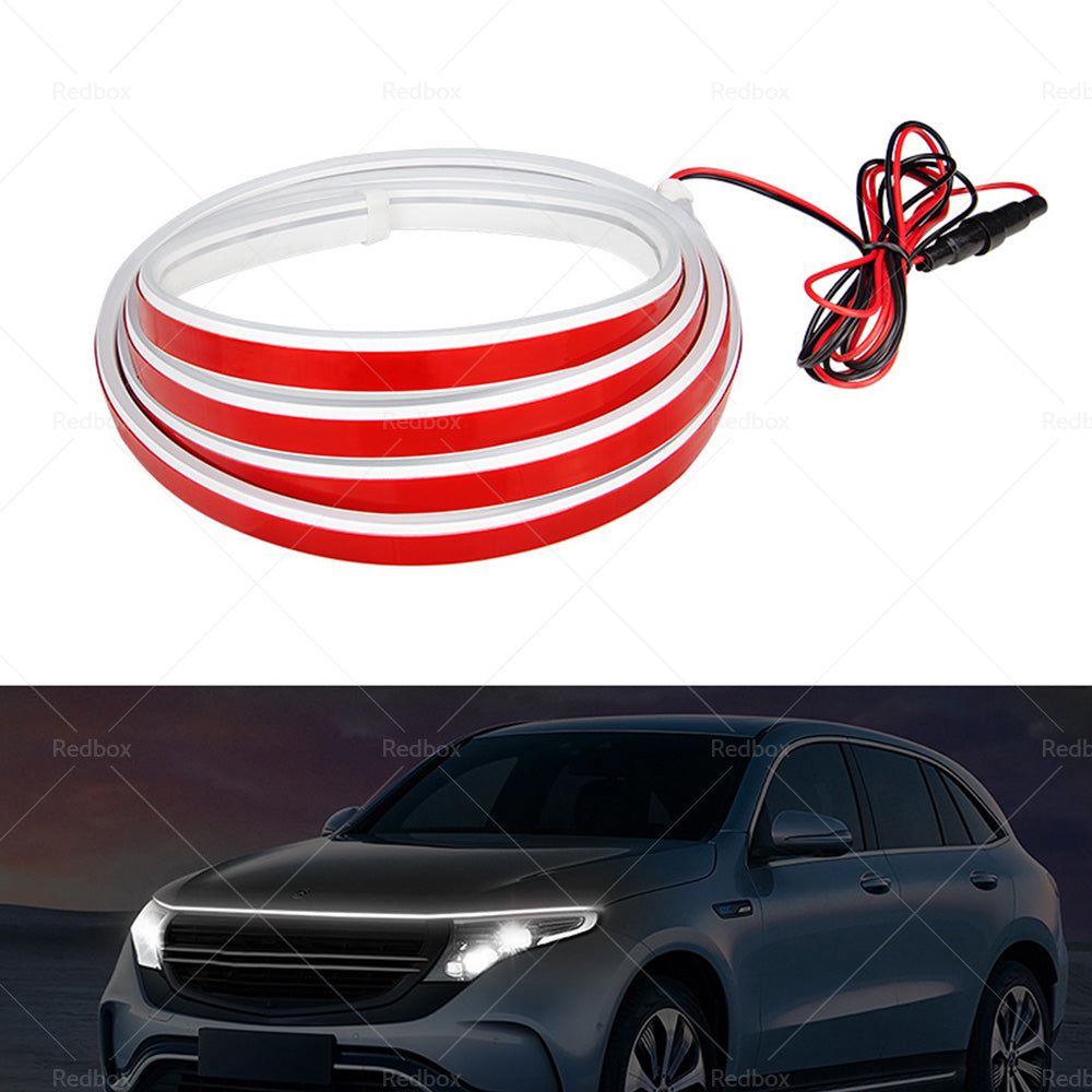 1.8M  Start Scan Dynamic LED DRL Car Hood Light Strip Daytime Running Light