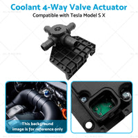 Coolant 4-Way Valve Actuator Suitable for 2012-2017 Tesla Model S X 6007370-00-B