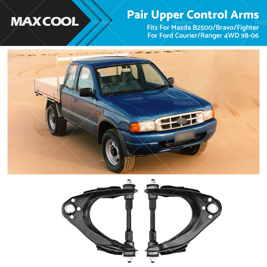 Pair Upper Control Arms for Mazda B-Series or Bravo or Fighter for Ford Courier 98-06