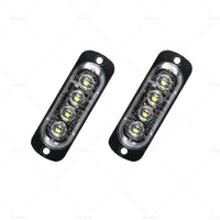 White Clearance Light Side Marker 4 LED Suitable For Truck Trailer Caravan Lamp