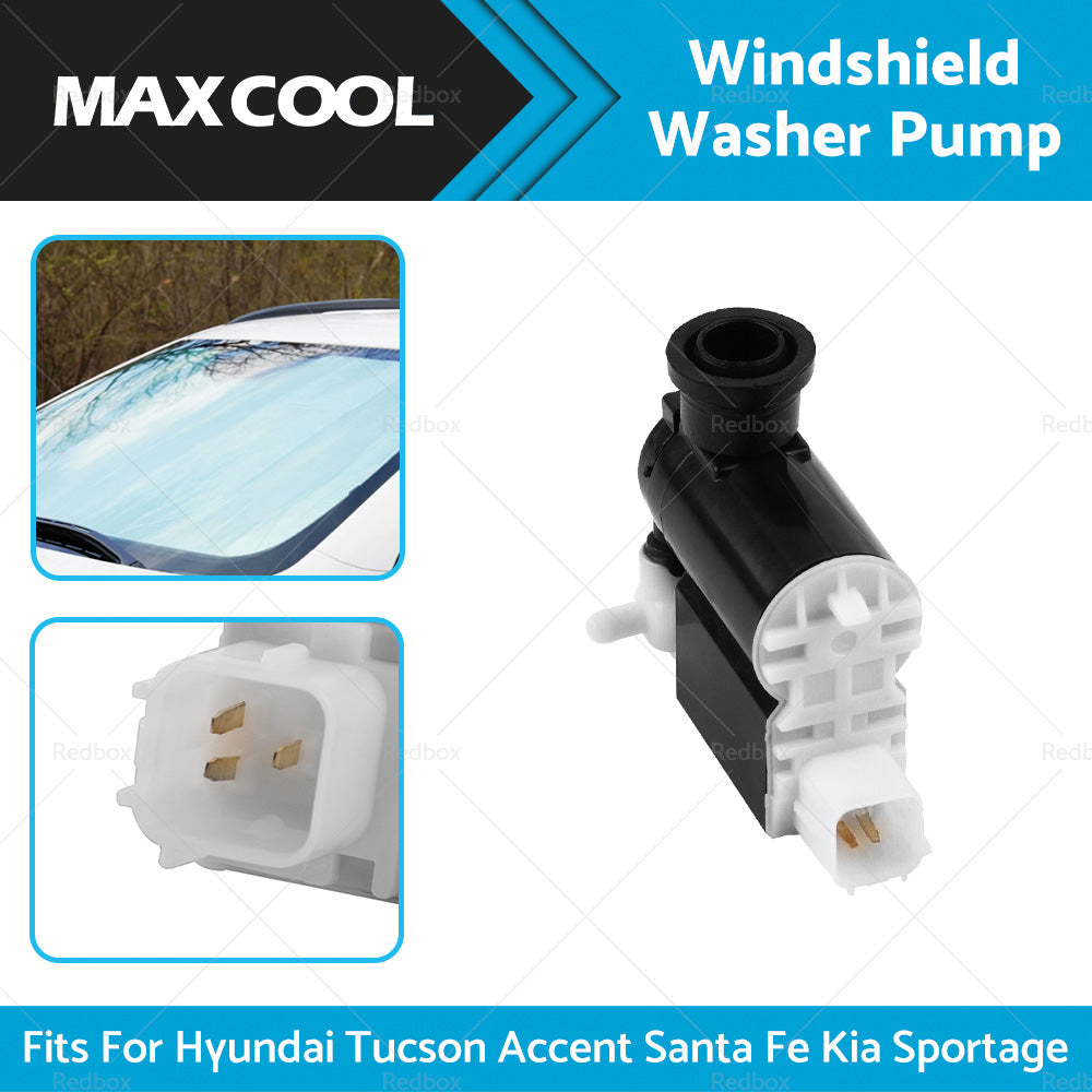 Windscreen Washer Pump For Hyundai Tuscon Accent Santa Fe Kia Sportage Hatchback