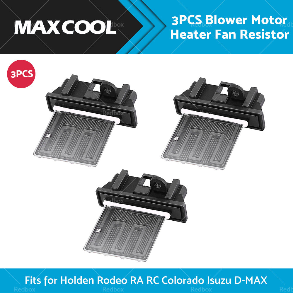 3x Blower Motor Heater Fan Resistor for Holden Rodeo RA RC Colorado Isuzu D-MAX