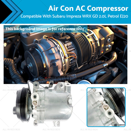 {{ Air Conditioning Compressor Suitable for Subaru Impreza WRX GD 2.0L Petrol EJ20 }} - Buy Car Parts Online at {{ Kaka Auto Parts }}.