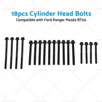 Cylinder Head Bolt Suitable for Ford Ranger PJ PK Mazda BT-50 B3000 2006-2011