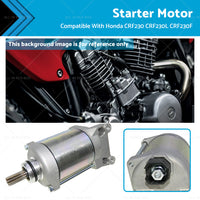 Start Starter Motor Suitable For Honda CRF230 CRF230L 2008-09 CRF230F 08-17