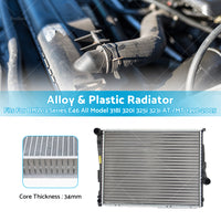 Radiator fit BMW 3 Series E46 All Model 318i 320i 325i 323i AT  or MT 1998-2005