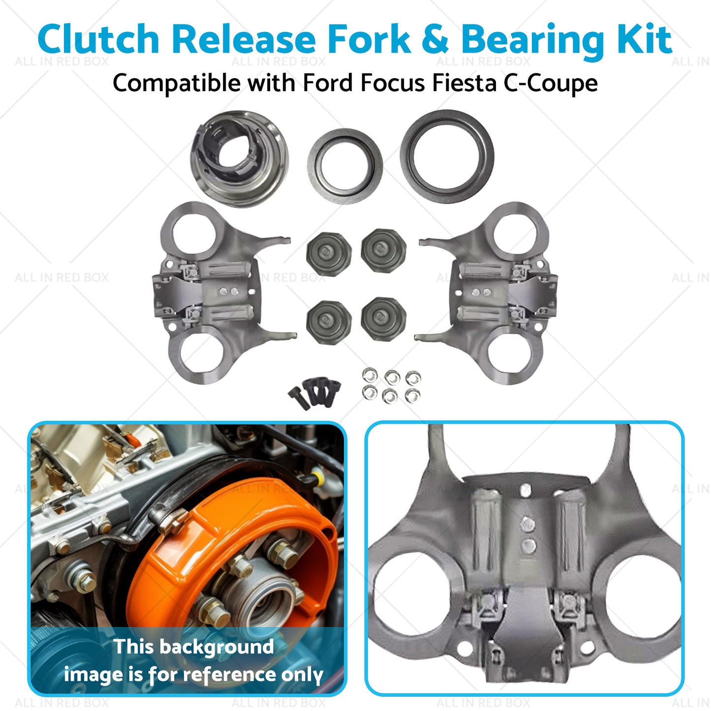 Suitable for Ford Fiesta Focus 12-19 DCT250 DPS6 Clutch Release Fork and Bearing Kit