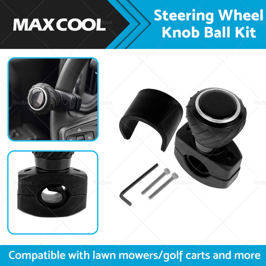 Steering Turning Tractor Forklift Aid Car Wheel Spinner Knob Ball Truck Lorry