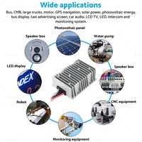 Waterproof DC 12V to DC 48V 8A Step-Up Booster Power Converter Regulator