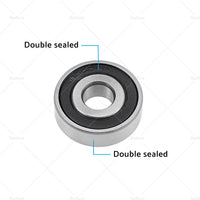 6202-16-2RS 4pcs Ball Bearings Z2 16x35x11mm Double Sealed Chrome Steel