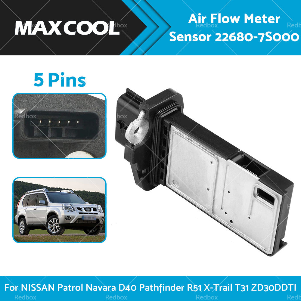 MAF Sensor Suitable For NISSAN Patrol Navara D40 Pathfinder R51 X-Trail T31 ZD30DDTI