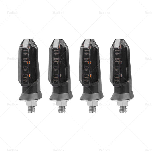 {{ 4 x Motorcycle Indicators Bike LED Turn Signal Light Blinkers Amber Universal AU }} - Buy Car Parts Online at {{ Kaka Auto Parts }}.