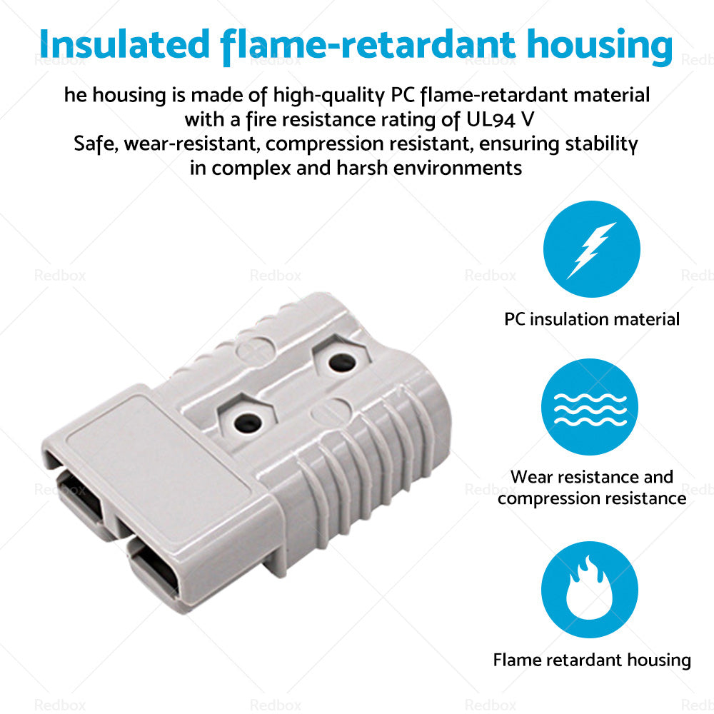 Suitable For ANDERSON STYLE PLUG 175A AMP TRUCK SOLAR CONNECTOR 12 24V CARAVAN