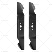 2x Blades Suitable for 38inch MTD Ride on Mowers 6 Point Centre Hole 742-0654