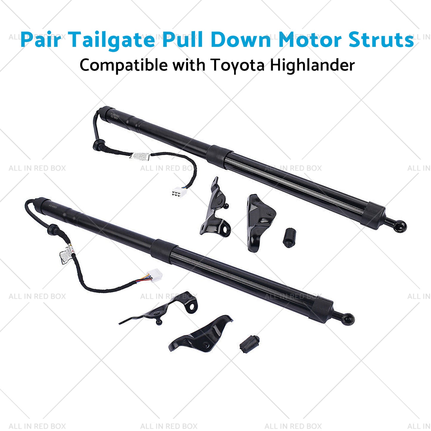 Pair Tailgate Pull Down Motor Struts Suitable for 14-19 Toyota Highlander 3. 5L