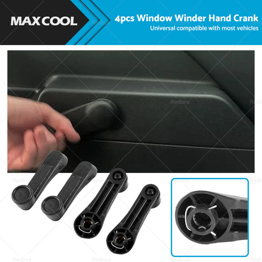 4PCS Universal Auto Car Truck Window Cranks Manual Winder Handle Hand Levers