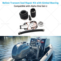 {{ Bellow Transom Seal Repair Kit w  Gimbal Bearing Suitable for Alpha One Gen 2 }} - Buy Car Parts Online at {{ Kaka Auto Parts }}.