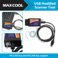 USB modified Suitable For Ford ELMconfig latest chip HS-CAN MS-CAN Forscan OBD2