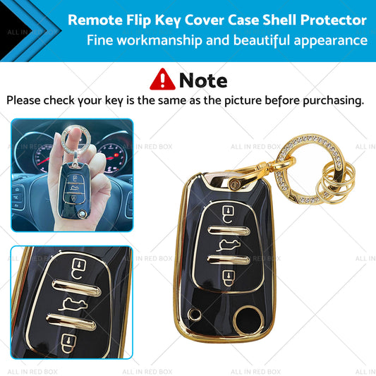 Remote Flip Key Cover Case Shell Protector Suitable For Hyundai i30 ix35