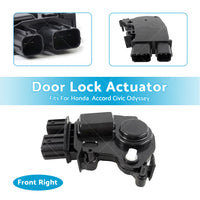 Right Door Lock Actuator Fits For Honda CRV Accord Civic Odyssey Pilot 2001-2011