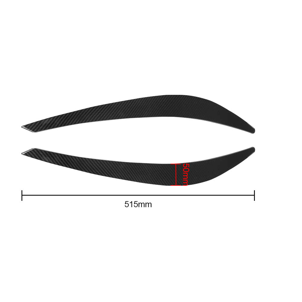 Carbon Fiber Style Headlight Eyebrow Trims Covers for Holden Commodore VF SS SSV