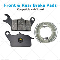 Front  and  Rear Brake Pads Suitable for 2017-2021 Suzuki UK 110 Address