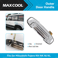 REAR LEFT CLIP Outer Door Handle for Mitsubishi Pajero NH NK NJ NL 1991-2000