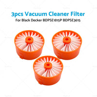 3pcs Filter Element For BLACK DECKER BDPSE1815P BDPSE3615 BHFEV182B BHFEV182C