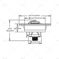 Black Water Inlet with Pressure Regulator Filler Entry Fits For Caravan RV Boat