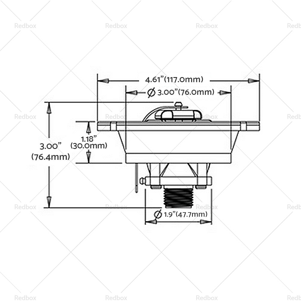 White Water Inlet with Pressure Regulator Filler Entry Fits For Caravan RV Boat