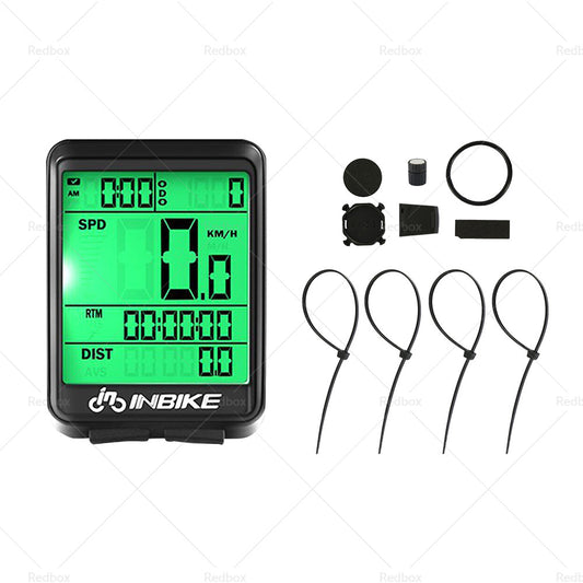 Wireless Cycling Bike Bicycle LCD Cycle Speedometer Computer Odometer Waterproof