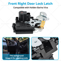 Front Right Door Lock Latch Suitable for Holden Barina 2005-2012 Viva 2005-2009