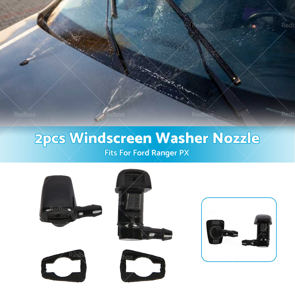 2pcs Windscreen Washer Jet Nozzle Fits For Ford Ranger Px  Xl-Plus  AB3917666AA