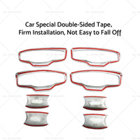 Door Handle Bowl Cover Trim Gloss Black Suitable For Mitsubishi Triton MV 2024+