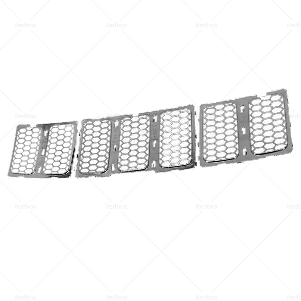 Front Grill Mesh Grille Insert Cover Kit Suitable For Jeep Grand Cherokee 14-16