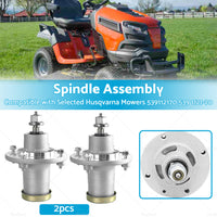 2x Spindle Assembly Suitable For Selected Husqvarna Mowers 539112170 539 1121-70