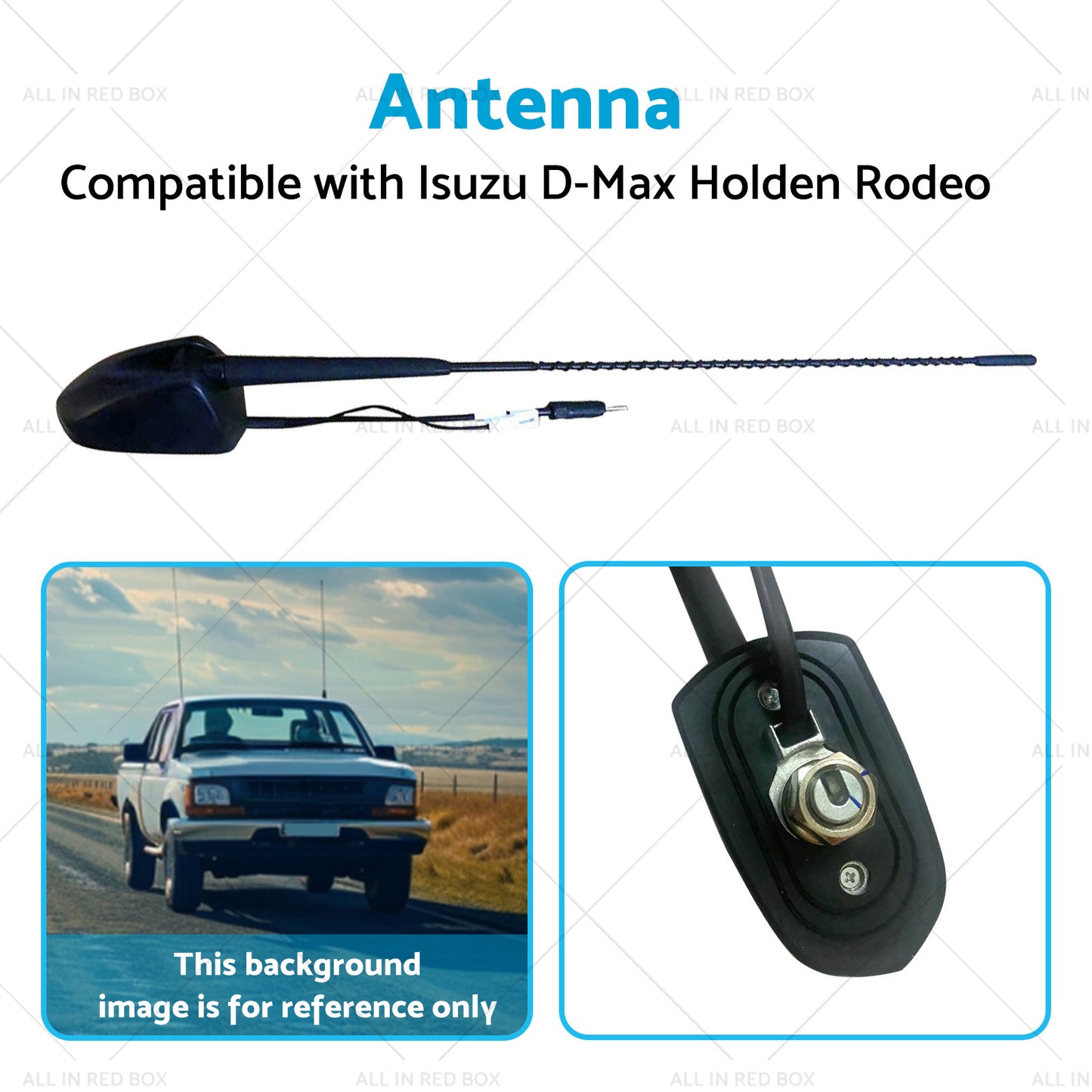 8-98053048-0 FM AM Radio Aerial Antenna Roof Suitable for Isuzu D-Max Dmax MUX