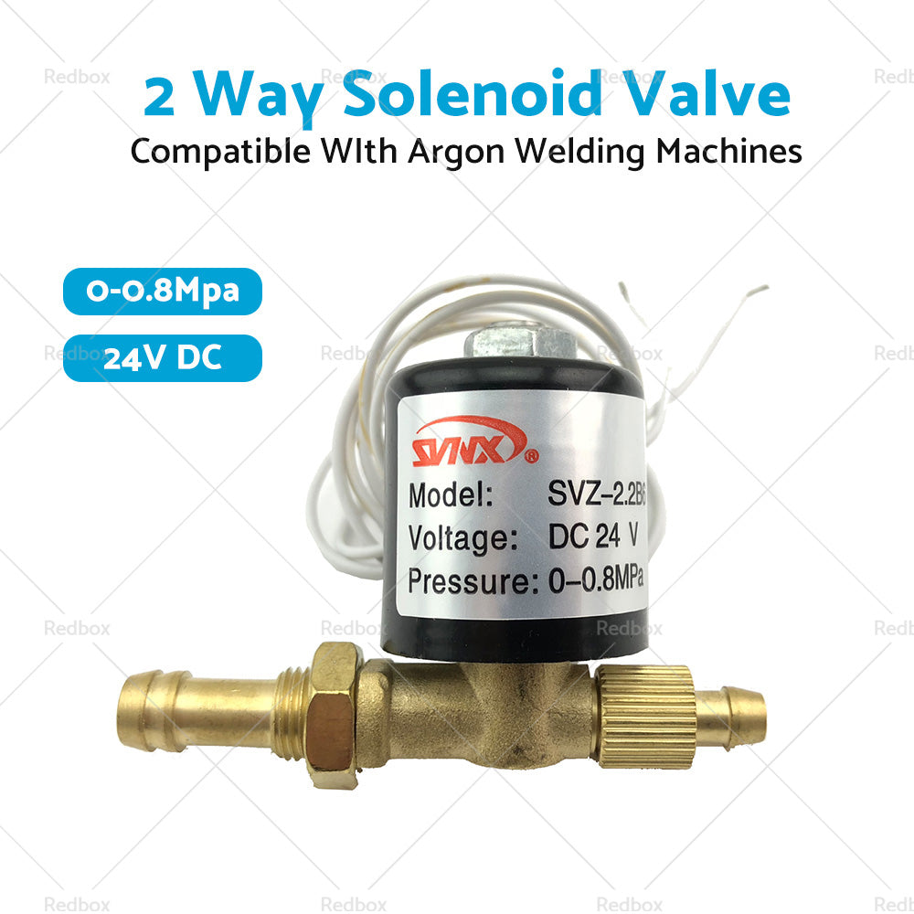 2 Way Solenoid Valve 0-0.8Mpa For Argon Welding Machines - VZCT-2.2 24VDC