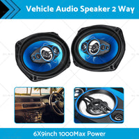 {{ 12V 6x9'' Car Door Coaxial Vehicle HiFi Audio 2 Way Stereo Speaker 1000W }} - Buy Car Parts Online at {{ Kaka Auto Parts }}.