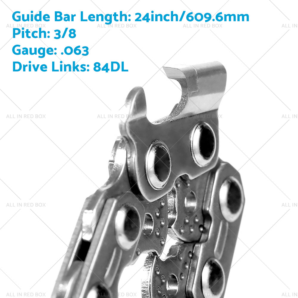 24 inch  3 or 8. 063 84DL Carbide Chainsaw Chain Suitable for BAUMR-AG SX82 Husqvarna