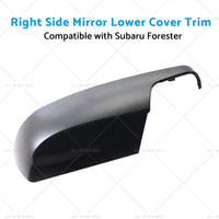 Right Side Mirror Lower Cover Trim Suitable for 12-18 Subaru Forester XV G4X