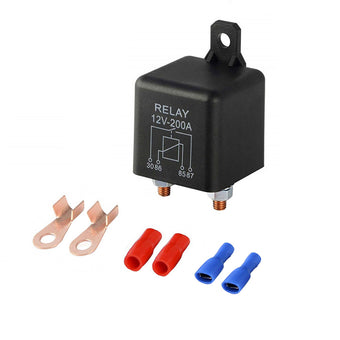 compare product 12V DC 200A Heavy Duty Car Relay Split Charge High Current 4Pin Starter Switch