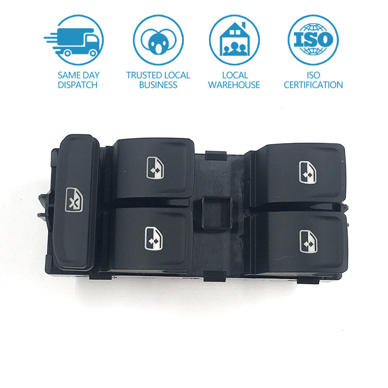 5G0959857 Power Window Switch Fits for SEAT Leon VW Golf MK7 Passat Tiguan Skoda