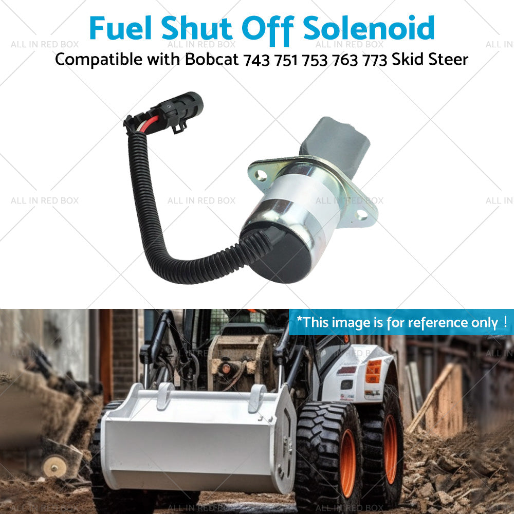 {{ Fuel Shut Off Solenoid Suitable for Bobcat 743 751 753 763 773 6681513 6667993 }} - Buy Car Parts Online at {{ Kaka Auto Parts }}.