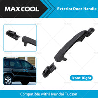 Suitable For Hyundai Tucson 05-09  Front Right Exterior Door Handle With Keyhole