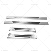 4x Suitable For Subaru Crosstrek 2023 Steel Door Sill Protector Trim Scuff Plate