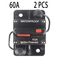 30-300AMP Car Circuit Breaker Fuse Reset Waterproof 12V-24V DC Car Boat Auto