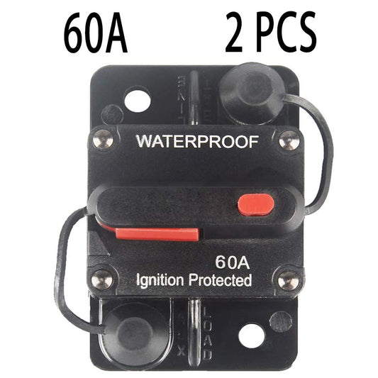 30-300AMP Car Circuit Breaker Fuse Reset Waterproof 12V-24V DC Car Boat Auto