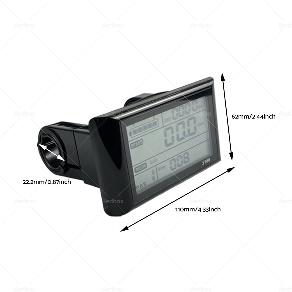 Ebike S900 LCD Displays Control Electric Bicycle Speed Meter Speedometer